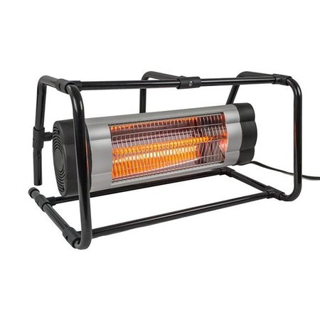 AZ PATIO HEATERS AZ Patio Heaters HIL-PHB-1500 1500W Electric Heater with Ground Cage; Black HIL-PHB-1500